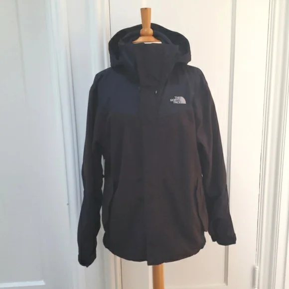 The North Face Prodigy Black Corduroy Hooded Outdoor/Ski Jacket Size Small